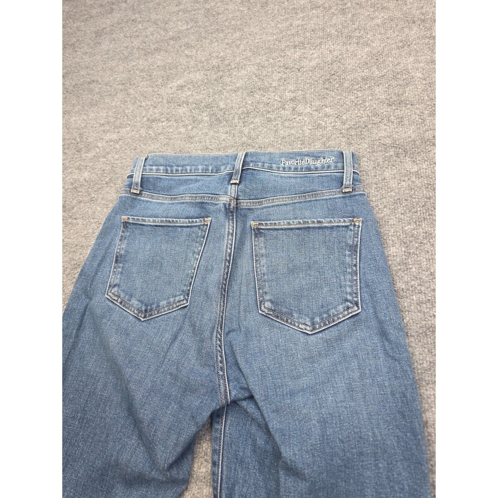 Favorite Daughter Jeans Womens 28 x 34 Valentina Tower Super High Rise Frayed - Picture 6 of 16